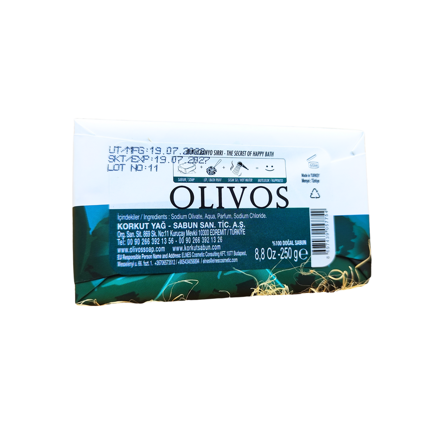 OLIVOS - 土耳其SPA系列保濕蘆薈皂 (250克) #包裝版本隨機發貨