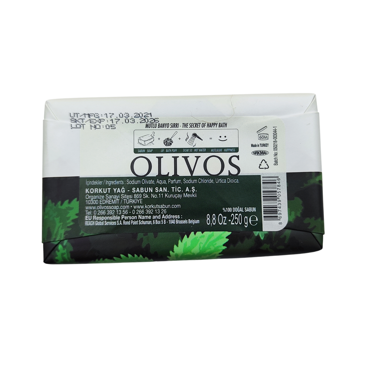 OLIVOS - 土耳其SPA系列草本橄欖手工皂 Stinger (250克) #包裝版本隨機發貨